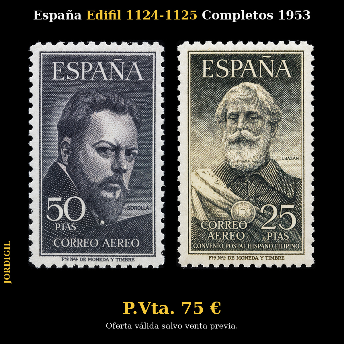 España · Edifil 1124-1125